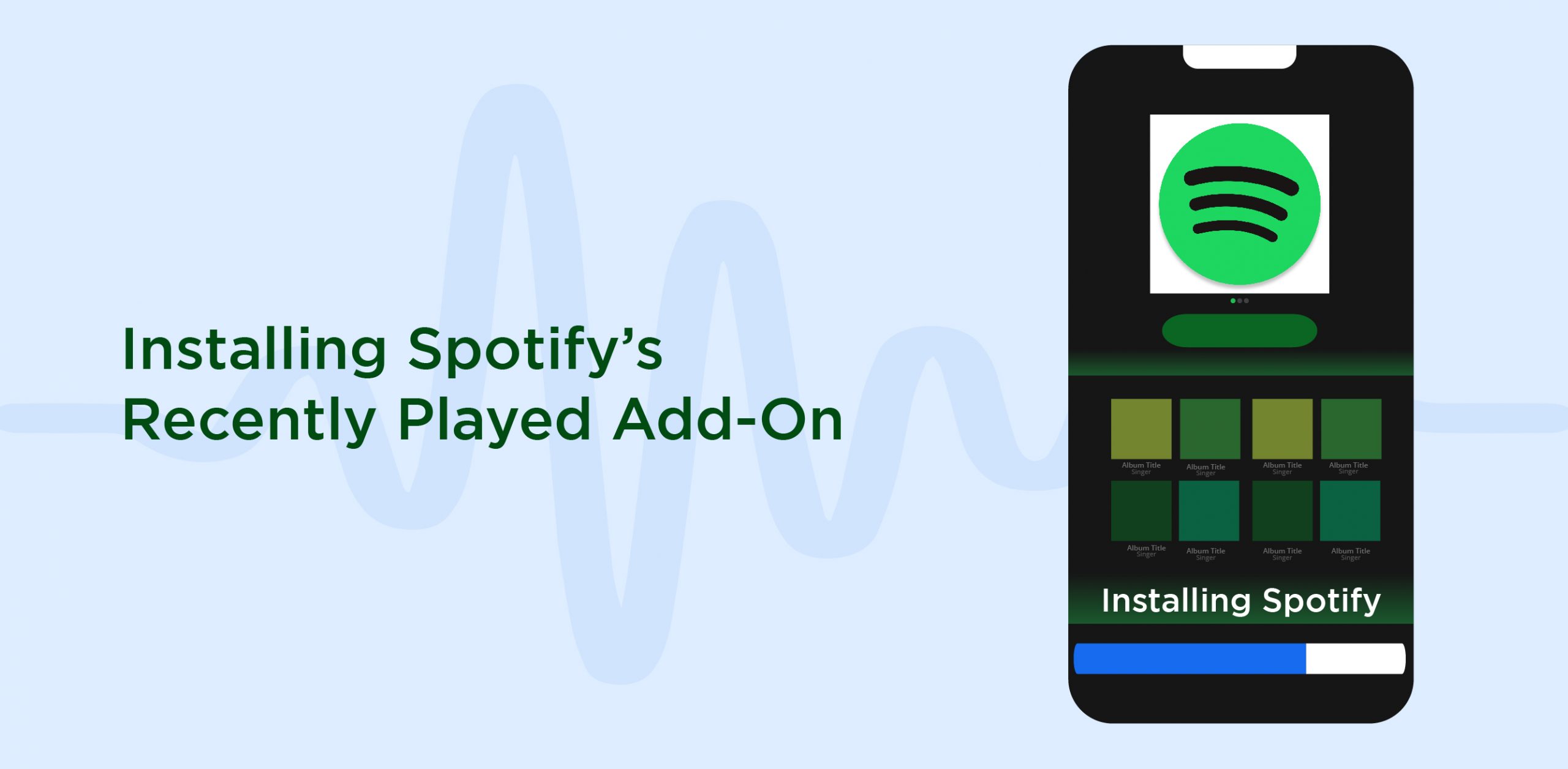 Installing Spotify's Recently Played Add-On