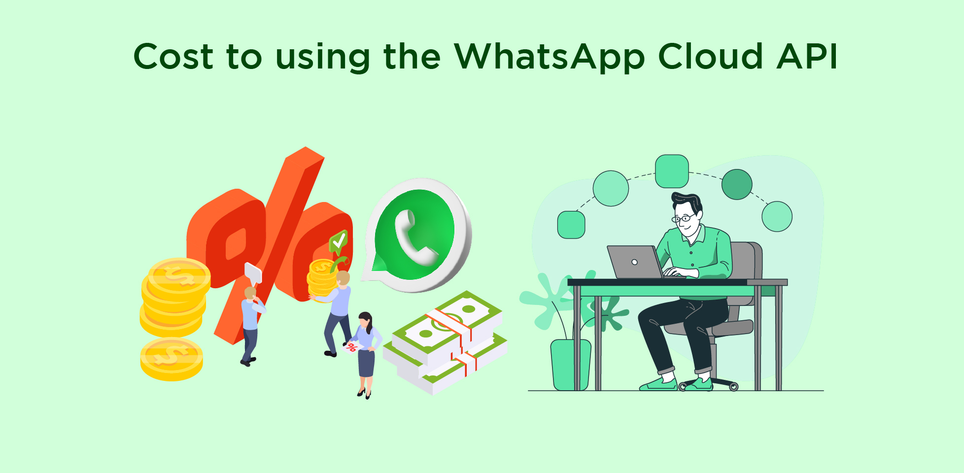 Is there a cost to using the WhatsApp Cloud API?